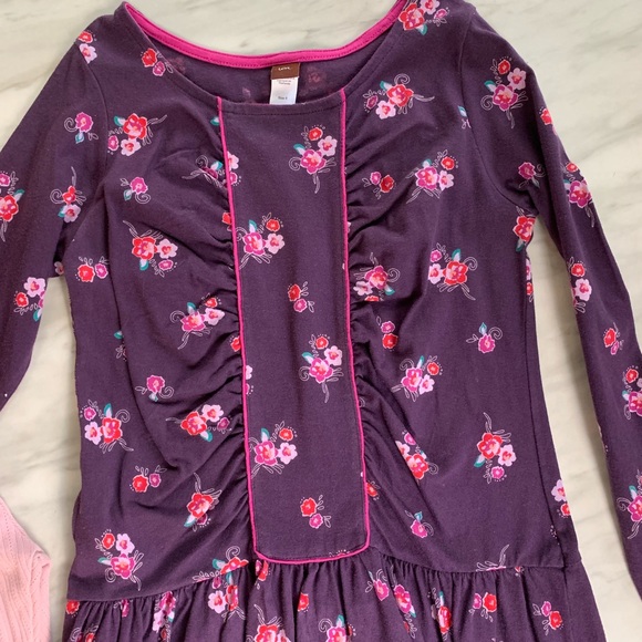 Tea Collection floral dress with leggings - Picture 6 of 6